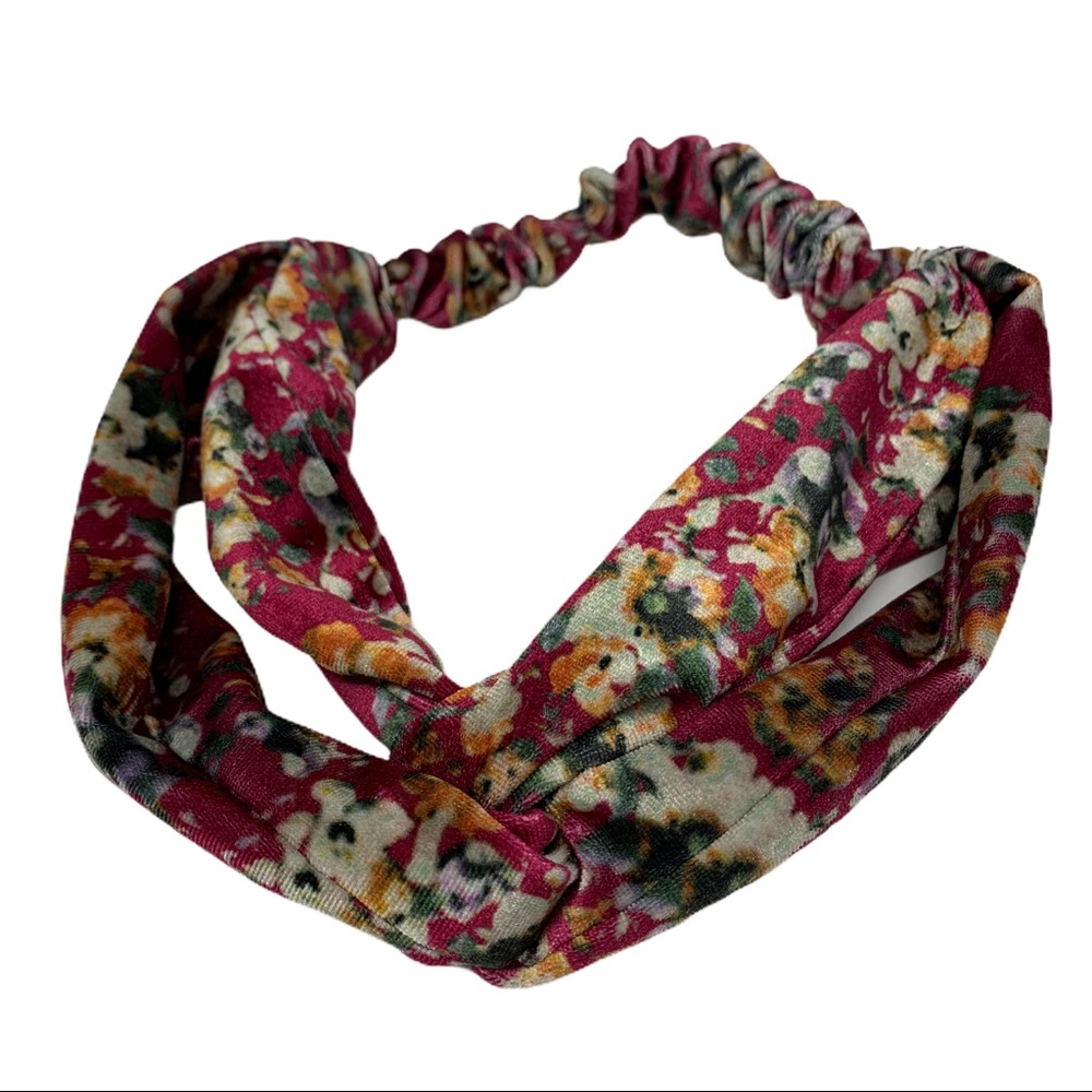 Girls floral double band‎ headband NWT
